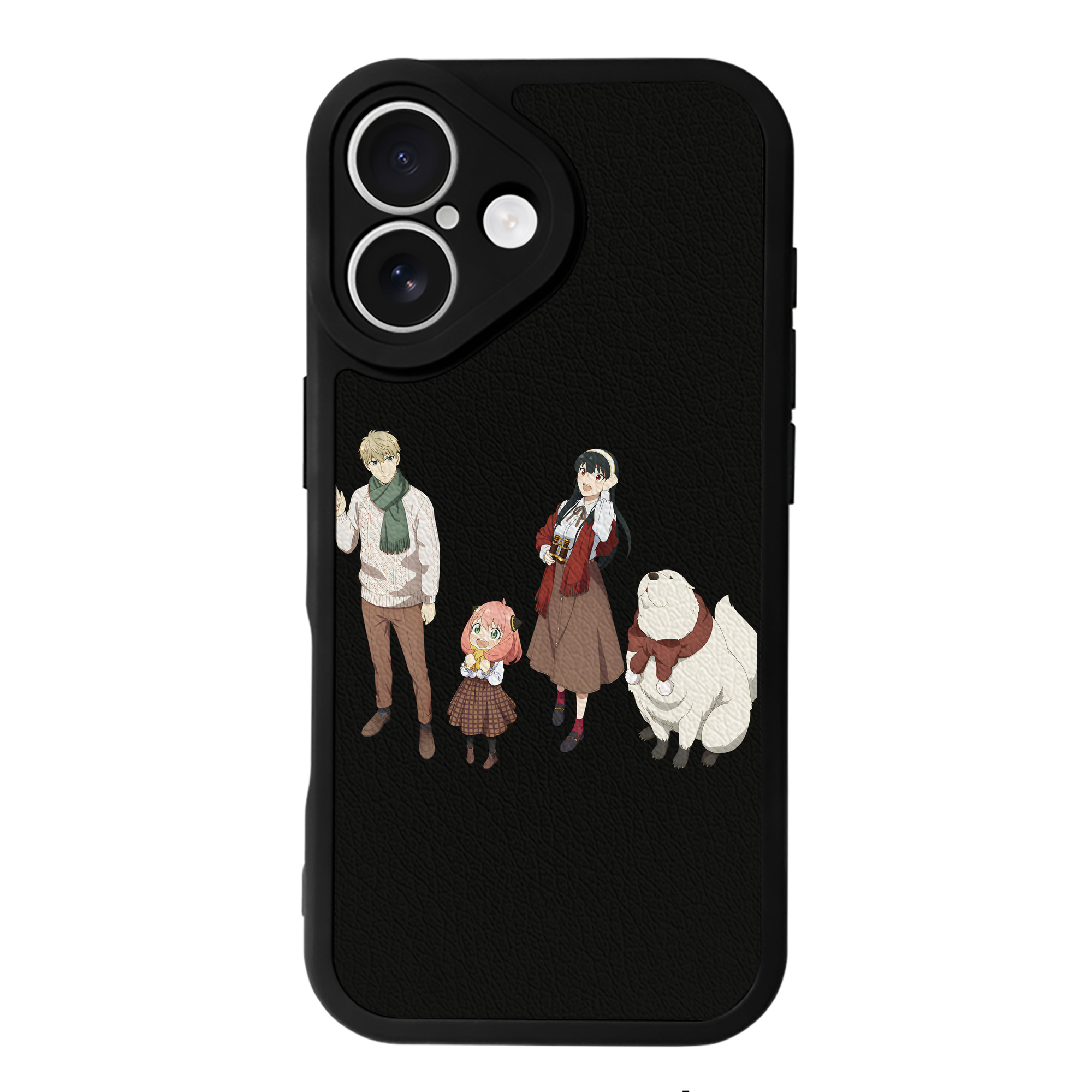 （画像用） SPY×FAMILY间谍家家酒 【iPhone 16シリーズ対応】シリコンスマホケース（レザー調） 材質：シリコン